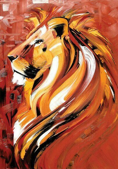 Warm Colors Drawing, Colorful Lion Painting, Oil Painting Tips, Afrique Art, Lion Painting, Lion Pictures, Charcoal Drawings, Acrylic Painting For Beginners, Lion Art