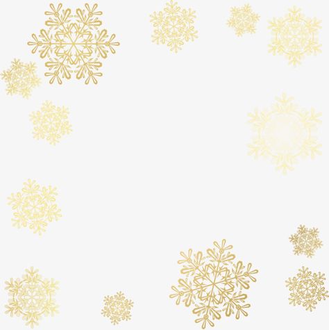 Snowflakes Wallpaper, Snowflake Png, Snowflake Border, Snowflake Wallpaper, Snowflake Clipart, Christmas Stock Photos, Winter Gold, Simple Snowflake, Clip Art Library