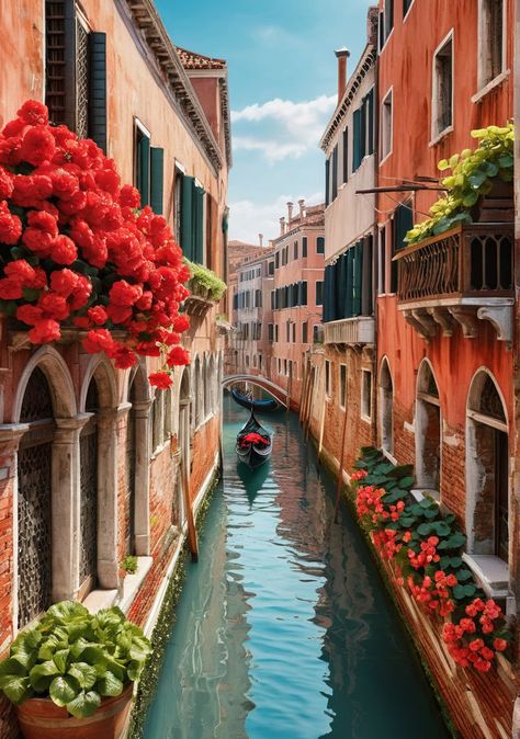 Aesthetic Pictures Italy, Aesthetic Pictures Of Italy, Venice Italy Photography Landscape, Red Italy Aesthetic, Aesthetic Europe Pictures, Italy Aesthetic Venice, Pics Of Italy, Aesthetic Italy Wallpaper, Italy Aesthetic Pictures