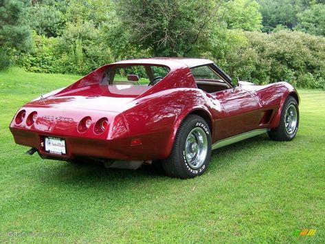 1974 Corvette Stingray Coupe - Medium Red Metallic / Neutral Beige ... 1975 Corvette, Corvette Summer, Old Corvette, C3 Corvette, Corvette C3, Red Corvette, Classic Corvette, Gm Car, Chevrolet Corvette Stingray