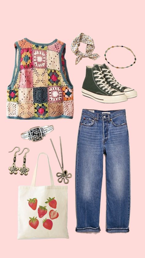 Elle Argent Heartstopper Outfits, Elle Argent Heartstopper, Heartstopper Outfits, Elle Argent, Thrift Fits, Cutesy Outfit, Cute Preppy Outfits, Outfit Aesthetic, Preppy Outfits