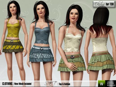 Sims 3 Shoes, Sims 3 Generations, Sims 3 Worlds, Sims 3 Cc Clothes, Corset And Skirt, Sims 3 Cc Finds, Sims 3 Mods, Alt Clothes, Sims 4 Anime