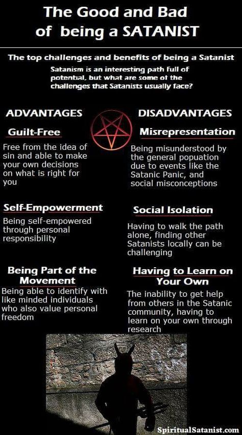 I am a Christian and I feel weird about how chill I am about this... Satanic Rules, Spiritual Satanism, Theistic Satanism, Laveyan Satanism, The Satanic Bible, Spells Love, White Magic Spells, Advantages And Disadvantages, Money Spells