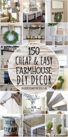 Farmhouse Diy Decor, Diy Farmhouse Ideas, Diy Farmhouse Decoration, Diy Home Decor For Apartments, Living Room Ideas Farmhouse, Farmhouse Decor Ideas, Dekor Diy, Paint Diy, Farmhouse Decoration