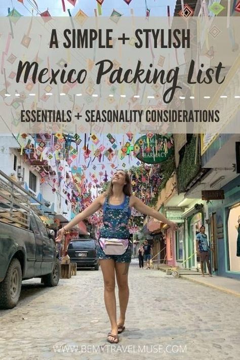 2 Weeks In Mexico Packing, Mexico Hiking Outfit, Mexican Beach Outfit, Mexico Wardrobe Vacation Packing, 10 Days In Mexico Packing, One Week In Mexico Packing, Mexico Pyramids Outfit, Outfit For Mexico City, Mexican Vacation Packing List