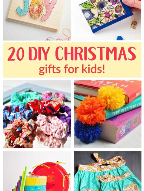 Looking for fun homemade gift ideas? Check out Nana's list of 20 DIY Christmas Gifts for Kids! #WelcometoNanas #ChristmasGiftsforKids #DIYChristmasGifts #HomemadeGiftIdeas Christmas Gifts Made By Kids, Gifts Made By Kids, Kids Christmas Gifts Diy, Kids Homemade Christmas Gifts, Dyi Christmas Gifts, Gifts Kids Can Make, Fun Homemade Gifts, Homemade Christmas Presents, Diy Christmas Gifts For Kids