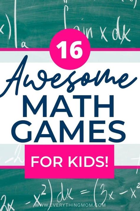 I am always looking for cool math games for kids to play because getting the kids to practice their math skills isn’t always the easiest for us moms. Learning math takes practice and lots of repetition which isn’t always what our children want to do.   Through these 16 cool math games for kids, you’ll find as your kids play some of these games they will see that math can be fun and it is more than just worksheets and flashcards. Math Games For Elementary Students, Whole Class Math Games, Whole Class Math Games Kindergarten, Games Related To Maths, Who Has More Math Game, Mental Math Games, Easy Math Games, Online Math Games, Maths Games