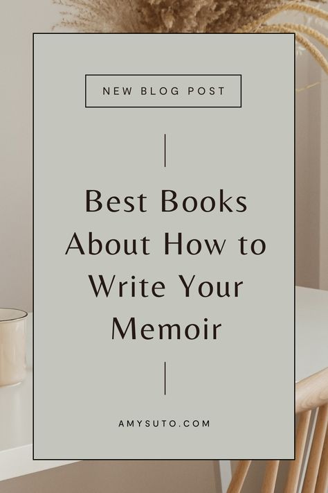 Best Books About How to Write Your Memoir — Amy Suto Ghostwriting Tips, What Books To Read, Writing A Memoir, Steven Pressfield, Memoir Writing, My Favorite Books, Writing Books, Writing Career, Ghost Writer