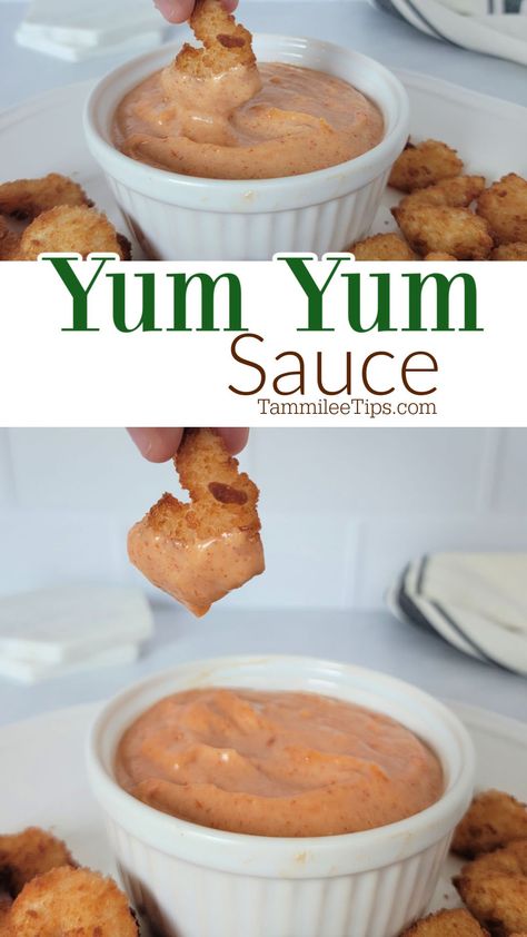 Easy Yum Yum Sauce Recipe perfect for dipping. Make your favorite Japanese hibachi restaurant sauce at home in less than 5 minutes. Chinese Yum Yum Sauce Recipe, Yum Yum Sauce Recipe Easy, Easy Yum Yum Sauce, Yumyum Sauce, Homemade Yum Yum Sauce, Yum Sauce Recipe, Yum Yum Sauce Recipe, Hibachi Restaurant, Hibachi Recipes