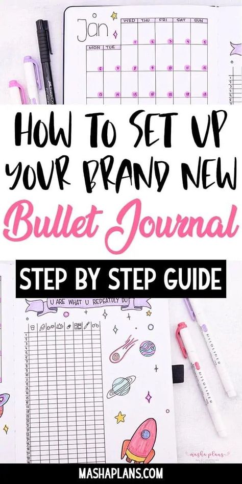 New Bullet Journal, How To Bullet Journal, Bullet Journal Page, Bullet Journal For Beginners, Bullet Journal Setup, Bullet Journal Set Up, Bullet Journal Ideas Templates, To Do Planner, Creating A Bullet Journal