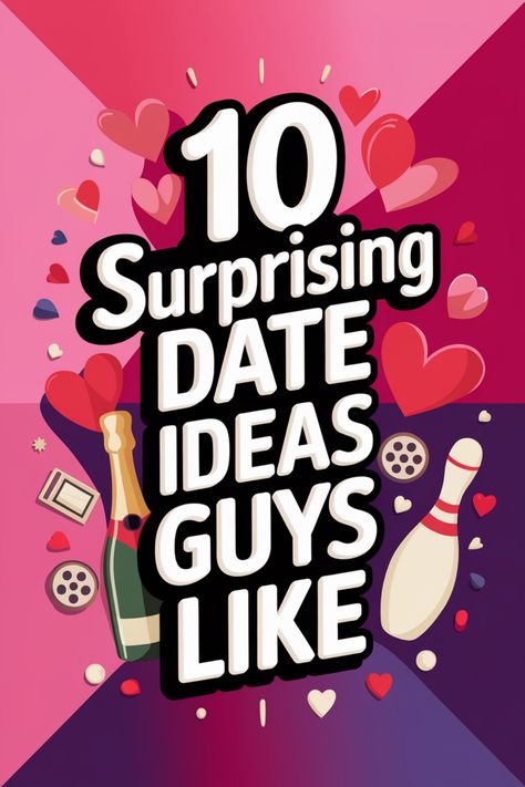 Discover 10 surprising date ideas that guys actually love! Shake up your date night routine with unique and fun activities that will create lasting memories. From trying out a new adventurous sport to cooking a meal together, these ideas are sure to impress your partner. Don't settle for the ordinary, explore these unconventional date options and make your next date night one to remember! Cool Date Ideas, Double Date Ideas, Surprise Date, Improv Comedy, Fun Christmas Activities, Double Dates, Get A Girlfriend, Get A Boyfriend, Comedy Club