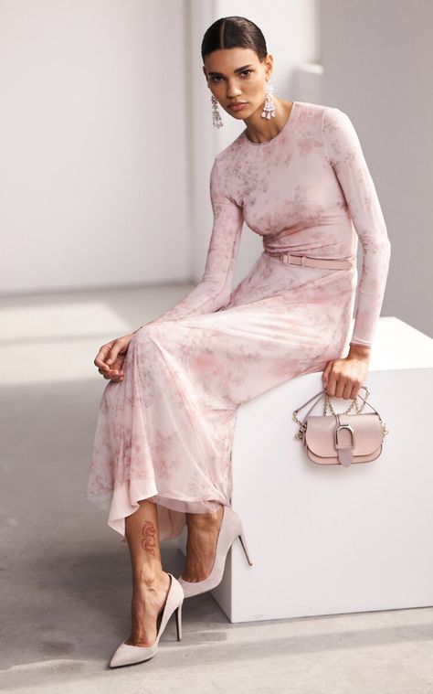 Alisen Floral Mesh Midi Dress By Ralph Lauren | Moda Operandi Resort 23/24, Ralph Lauren Resort 2024, Ralph Lauren Spring 2024, Dress 2024 Trend, Ralph Lauren 2024, Ralph Lauren 2023, Ss24 Resort, Ralph Lauren Resort, Ralph Lauren Fashion