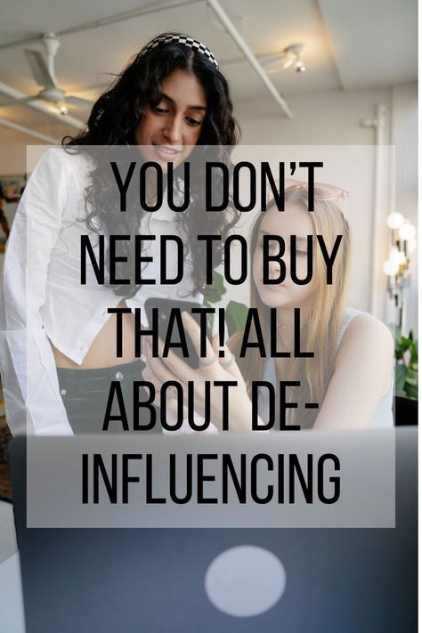 Influencer culture is fun and all but in today’s economy people don’t have much disposable income to keep up with it. Unless you are being paid to spend money maybe it’s time to step back and realize you don’t everything you see on Instagram and TikTok. This is where the deinfluencing movement comes in. Users who aren’t influencers are rising up against consumerism and you should too. #deinfluencing Anti Consumerism, College Advice, Spend Money, Lifestyle Trends, Step Back, Sustainable Home, Spending Money, Sustainable Living, Keep Up