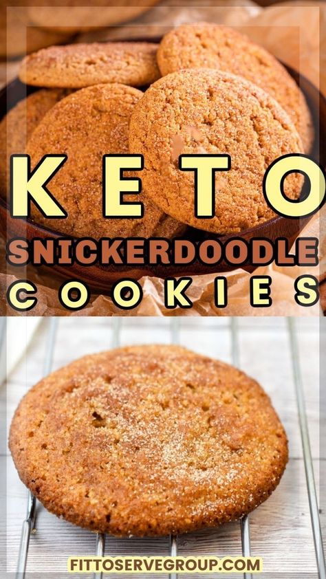 These keto snickerdoodle cookies are a delight to the tastebuds. They are soft-baked, tender, and easy to make. It's a keto "sugar" cinnamon cookie recipe that allows you to enjoy all the flavor, texture of this well-loved recipe without the worry of being kicked out of ketosis. gluten-free snickerdoodle cookies| sugar-free snickerdoodle cookies| low carb snickerdoodle cookies Low Carb Snickerdoodle Cookies, Keto Cinnamon Cookies, Cinnamon Cookie Recipe, Keto Snickerdoodle Cookies, Keto Snickerdoodles, Gluten Free Snickerdoodle Cookies, Doodle Cookies, Cinnamon Cookies Recipes, Keto Entrees