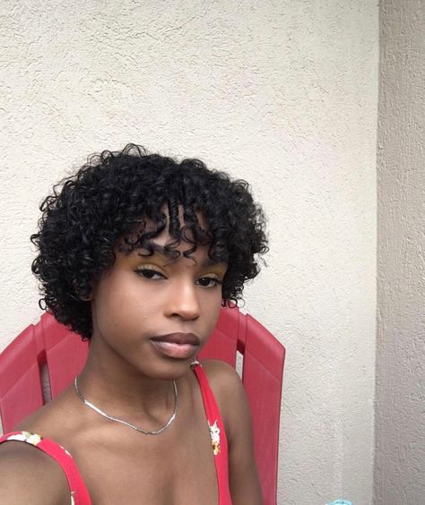 Short Curly 4b Hair, Short Curly Afro Black Women, Mini Curly Afro, Short Natural Hair With Bangs, Curly Short Hair Black Women, 3b Short Haircut, Extra Short Curly Hair, Short Afro Curly Hair, Short Natural Curly Hair Black Women