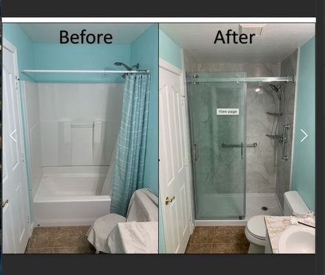 Replace Tub, Convert Tub To Shower, Bathtub Replacement, Roll In Showers, Tub To Shower Conversion, Shower Conversion, Miller Homes, Diy Shower, Bathroom Windows