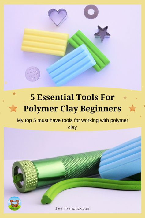 Polymer Clay Beginner, Clay Beginner, Clay Extruder, Clay Artists, Clay Magnets, Polymer Clay Jewelry Tutorials, Polymer Clay Tools, Polymer Clay Diy, Polymer Clay Jewelry Diy