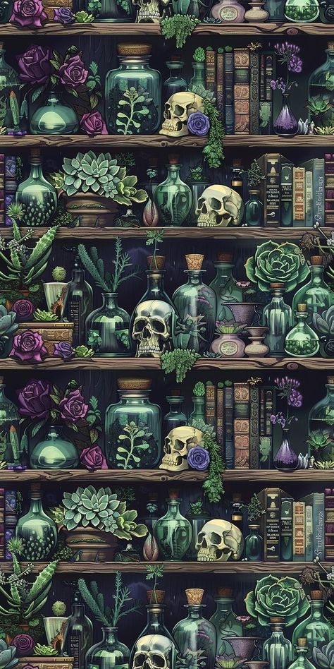 Witch Iphone Aesthetic, Boho Goth Wallpaper, Apothecary Phone Wallpaper, Witchy Pattern Wallpaper, Victorian Gothic Wallpaper Iphone, Phone Wallpaper Tarot Card, Halloween Pixel Wallpaper, Spooky Book Wallpaper, Wiccan Backgrounds Wallpapers