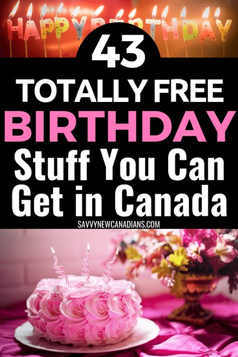 Free Birthday Stuff You Can Get in Toronto and Elsewhere in Canada Birthday Freebies Canada, Grand Slam Breakfast, Free On Your Birthday, Journal Envelope, Couponing Tips, Canada Birthday, Birthday Certificate, Birthday Freebies, Life On A Budget