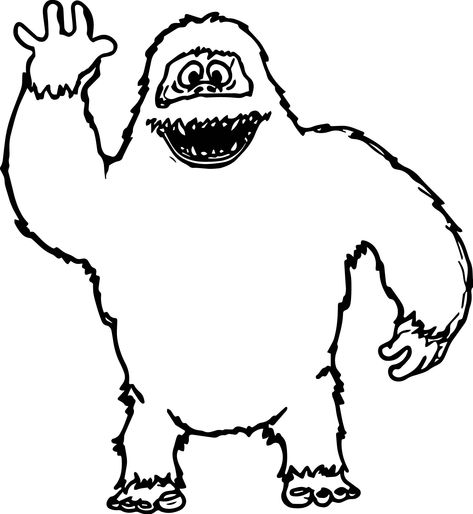 cool Abominable Snowman Hello Coloring Page Rudolph Drawing, King Moonracer, Abominable Snowman Rudolph, Bumble Rudolph, Snowman Coloring Page, Bumble The Abominable Snowman, Rudolph Coloring Pages, Hermey The Elf, Office 2023