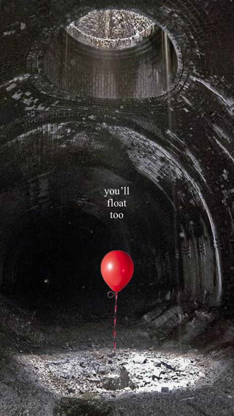 We All Float Down Here Wallpaper, Penny Wise Wallpaper Aesthetic, It Aesthetic 2017 Wallpaper, Pennywise Astetic, Retro Horror Movie Aesthetic, It Pennywise Wallpaper, Horror Movie Background Wallpapers, Pennywise In Sewer, Pennywise Wallpaper Aesthetic