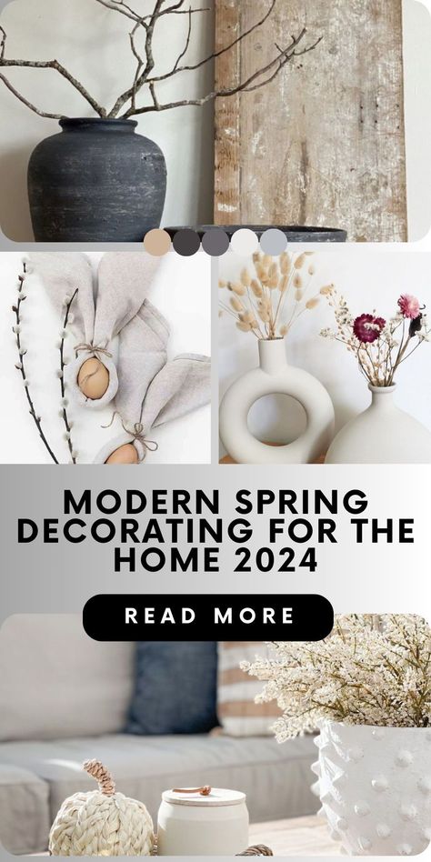 Mantle Decorating Ideas with a Modern Twist Spring Modern Decor, Modern Spring Decor Living Room, Fireplace Mantle Decor Modern, Spring Mantle Decorating Ideas, Minimalist Mantle, Modern Spring Decor, Mantle Decor Modern, Mantle Decorating Ideas, Christmas Trees White