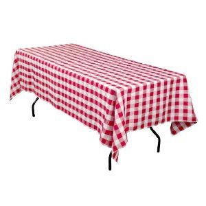 Amazon.com: 60 x 102 in. Rectangular Tablecloth Red & White Checker: Home & Kitchen Italian Themed Dinner Party, Themed Dinner Party, Diner Party, Gingham Tablecloth, Italian Dinner Party, Italian Party, Rectangular Tablecloth, Rodeo Party, Italian Theme