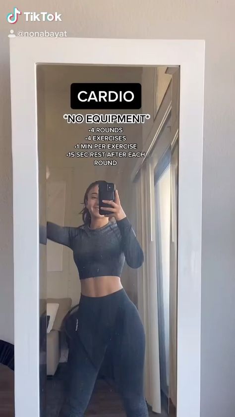 Womens Cardio Workout At Home, Stomach Cardio Workout, Home Cardio Exercises, Perfect Full Body Workout, Cardio No Equipment At Home, Cardio For Slim Waist, Circuit Workout For Beginners, Workout Ideas At Home For Beginners, Cardio To Slim Down