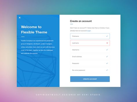 Create account form UI by KChi Designer | Dribbble | Dribbble Create Account Ui Design, Form Ui, Create Account, Jobs Hiring, Show And Tell, Ui Design, First Names, Global Community, Creative Professional