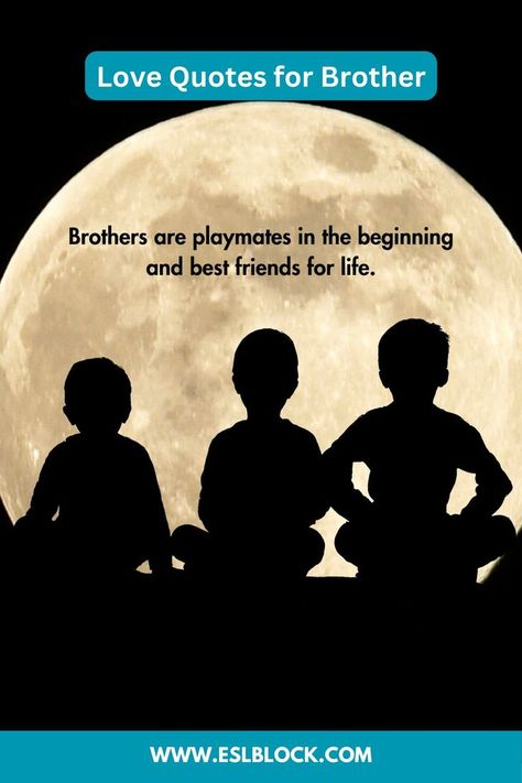 The bond between siblings is truly unique and special. Brothers often play the role of protector, confidant, and best friend. Expressing love and appreciation for your brother can strengthen this bond even further. In this article, we have compiled a list of 100 love quotes for brothers that will inspire you to celebrate this cherished relationship. Love Quotes For Brother, Brothers Quotes, Quotes For Brother, Types Of Sentences Worksheet, Our Love Quotes, Looking For Love Quotes, Types Of Sentences, Touch Your Heart, Brother Quotes