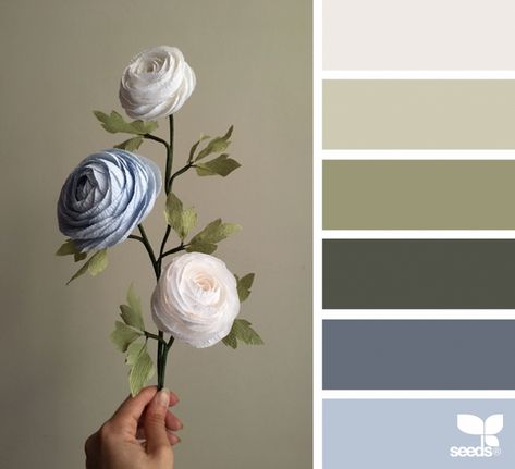 Paper Flora | design seeds | Bloglovin’ Design Seeds Color Palette, Design Seed, Today's Inspiration, Seeds Color, Color Mood, Flora Design, Color Schemes Colour Palettes, Paint Color Schemes, Colour Match