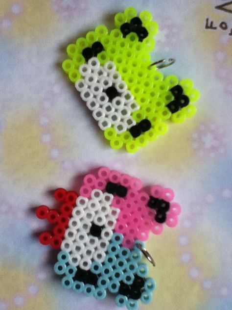 Gloomy Bear Perler, Squishmallow Perler Beads, Bear Perler Beads, Kandi Cuff Patterns, Melt Beads Patterns, Hamma Beads Ideas, Easy Perler Bead Patterns, Melty Bead Patterns, Kandi Ideas