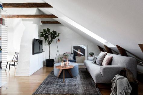 Dormer Conversion, Attic Living Rooms, Attic Living Room, Dc Apartment, Matching Ideas, Flat Inspiration, Attic Shelves, Attic Ideas, Attic Playroom