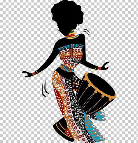 African Culture Art, African Clipart, African Woman Illustration, African Dancers Art, African Woman Silhouette, African Dance Art, African Silhouette Art Animals, African Abstract Art, African Women Art