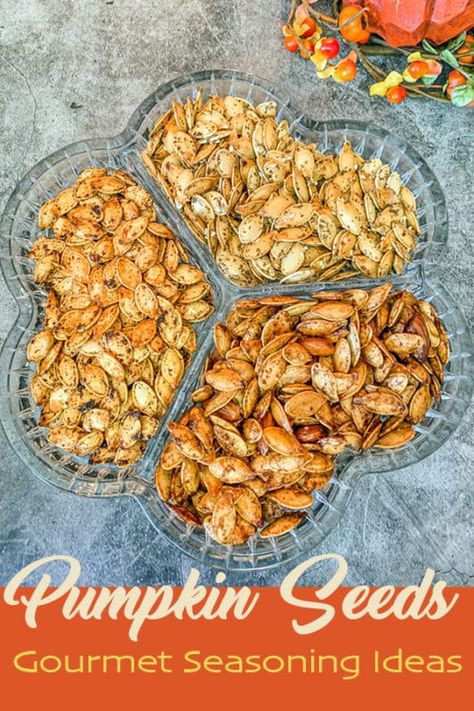 Pumpkin Seeds Recipe Roasted, Seasoned Pumpkin Seeds, Flavored Pumpkin Seeds, Spicy Roasted Pumpkin Seeds, Pumpkin Roasted, Roasted Chickpeas Snack, Spicy Pumpkin Seeds, Pumpkin Seeds Recipe, Roasted Seeds