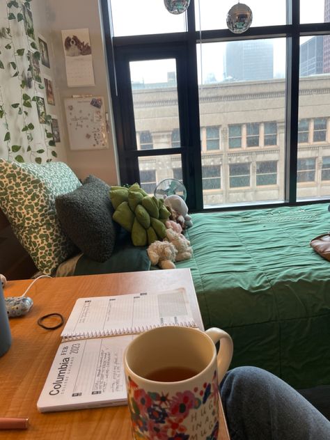 Uchicago Dorm, Aesthetic College Life, Columbia Dorm, Cornell Dorm, Uni Accomodation Room Ideas, Columbia University Dorm, College Manifestations, Uni Accommodation, College Life Aesthetic