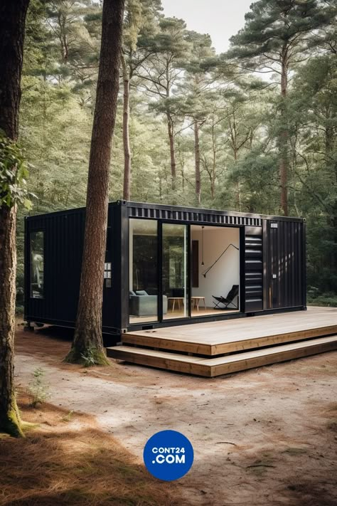 Steel Container Homes, Double Container House, Shipping Container Ideas, Guest House Tiny, Shipping Container Studio, Container House Ideas, Container Homes Australia, Container House Interior, Sea Container Homes