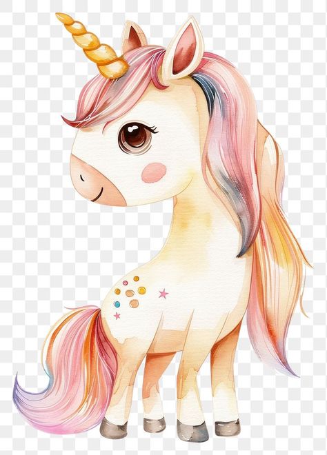 Aesthetic Pngs, Animal Watercolour, Unicorn Watercolor, Unicorn Png, Unicorn Books, Unicorns Png, Elements Design, Unicorn Illustration, Element Design