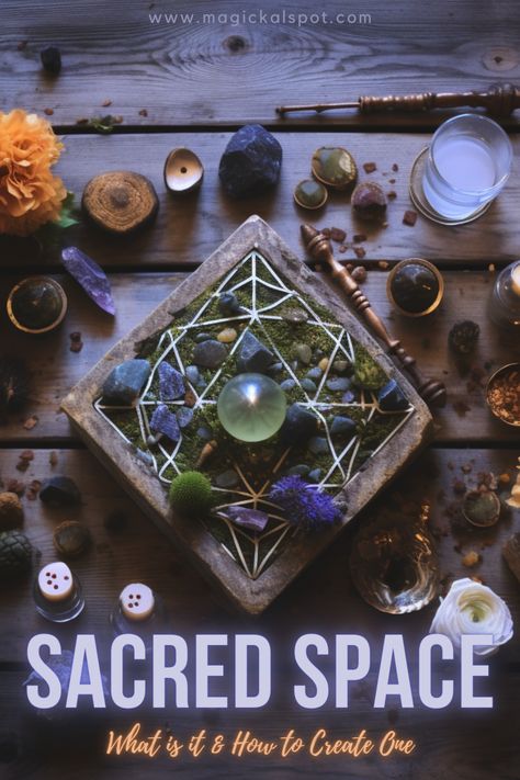 Discover the transformative power of a "Sacred Space & How to Create One" in our latest article! 🌿🌟 Explore the essence of what makes a space sacred and delve into heartfelt methods to curate your own divine sanctuary. Learn how to infuse your environment with intention, serenity, and spiritual resonance, creating a haven for reflection, meditation, and inner peace. A beautiful journey towards holistic harmony awaits! 🏡✨ #SacredSpace #SpiritualSanctuary #HolisticHarmony #InnerPeace Full Moon Spells, Wiccan Rituals, Magickal Herbs, Moon Spells, Voodoo Spells, Energy Cleansing, Wiccan Magic, Meditation Area, Full Moon Ritual