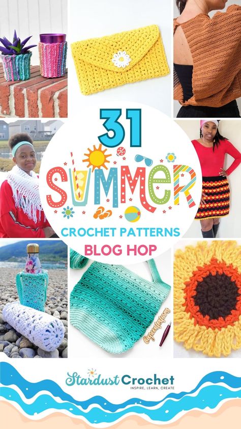 31 Adorable Flower Crochet Patterns Beach Crochet Patterns Free, Easy Summer Crochet Projects, Crochet Summer Free Patterns, Water Bottle Holder Crochet Pattern, Crochet Water Bottle Holder Pattern, Water Bottle Holder Pattern, Water Bottle Holder Crochet, Summer Crochet Patterns, Summer Crochet Patterns Free