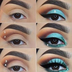 Halloween makeup inspo for your Halloween costume: Princess Jasmine Makeup Jasmine Makeup, Drag Make-up, Makeup Tip, Jaclyn Hill Palette, Makijaż Smokey Eye, Jaclyn Hill, Blue Eyeshadow, Makeup Geek, Makeup Forever