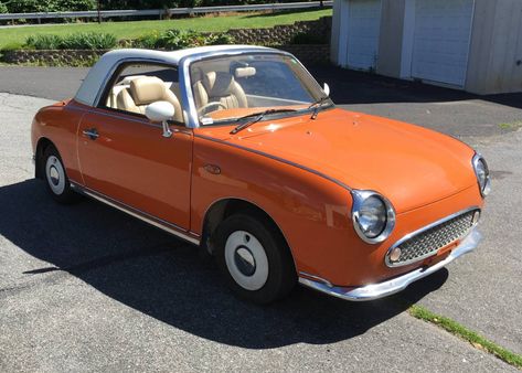 1991 Nissan Figaro Turbo | Deadclutch Nissan Figaro 1991, Nissan Figaro Aesthetic, Retro Car Aesthetic, Retro Car Interior, 1991 Nissan Figaro, Figaro Car, Vintage Nissan, Nissan Figaro, Wallpapers Cars