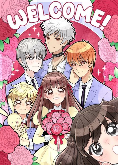 https://www.deviantart.com/ottermelonart/art/FURUBA-OHSHC-Crossover-Welcome-to-the-Club-956355879 Fruit Basket Poster, Ohshc Fanart, Kyo Manga, Ouran High School Host Club Funny, Shojo Anime, Ouran Highschool, Fruits Basket Anime, Ouran Host Club, Ouran High School Host Club