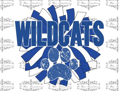 How To Draw Pom Poms Cheer, Wildcats Cheer, Cheer Team Shirts, Cheer Pom Poms, Cheerleading Shirts, Panther Logo, Kids Zone, Dance Quotes, Cheer Mom