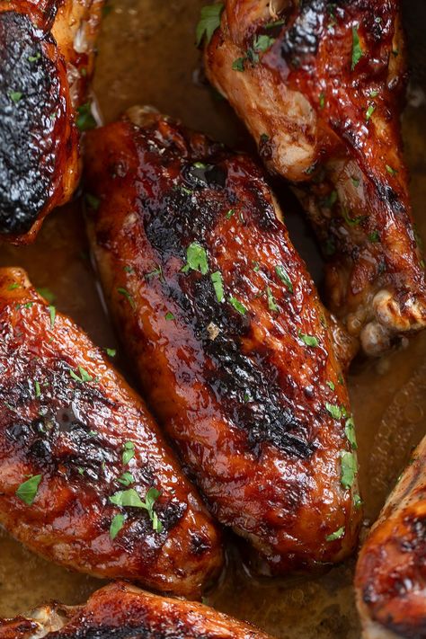 Barbecued Turkey Wings, Turkey Chops Recipe Baked, Smoked Turkey Wings Recipes Oven Baked, Turkey Wings Air Fryer, Bake Turkey Wings Oven, Baked Turkey Wings Oven Recipe, Turkey Wings In Oven, Turkey Wings Recipe Soul Food, Turkey Wings Recipe Baked