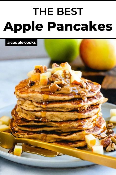 Cinnamon Pancakes Recipe, Greek Yogurt Oatmeal, Apple Cinnamon Pancakes, Cold Dip Recipes, Cinnamon Pancakes, Apple Pancakes, Oatmeal Pancakes, Couple Cooking, Pancakes Healthy