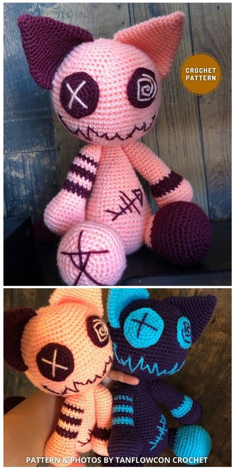 Crochet Zombie, Boy Crochet Patterns, Halloween Crochet Patterns, Crochet Animals Free Patterns, Crochet Design Pattern, Crochet Amigurumi Free, Crochet Stitches For Beginners, Fun Crochet Projects, Halloween Crochet