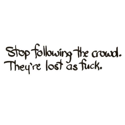 Not Following The Crowd Quote, Stop Following The Crowd They Are Lost, Following The Crowd Quotes, Follow The Crowd Quotes, Stop Following The Crowd, Wallpapers 2024, Egypt Pyramids, Lost Quotes, Feel Good Friday