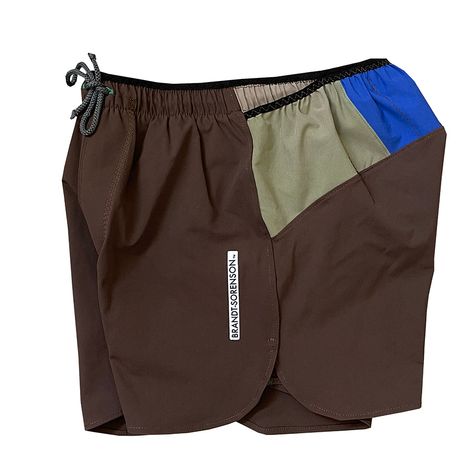 Hand Dyed Panel Run Shorts: Forest Brown/Blue/Gray/Green. Each piece has a unique tone.Made to measure sturdy and ultralight stretch woven shell with durable water repellent finish designed for city and mountain running. The wicking liner is breathable, supportive and chafe-free. Wicking inseam liner, ultralight bonded hems and mesh pockets. Elastic waistband. Five stretch pockets with featherweight green base to hold your food, keys, phone, and money. The BRANDT-SORENSON Hand Dyed Panel Run Sho Running Stretches, Yoga Sportswear, Forest Brown, Apparel Design Inspiration, Mountain Running, Run Shorts, Short Men Fashion, Running Short, Wool Shirt