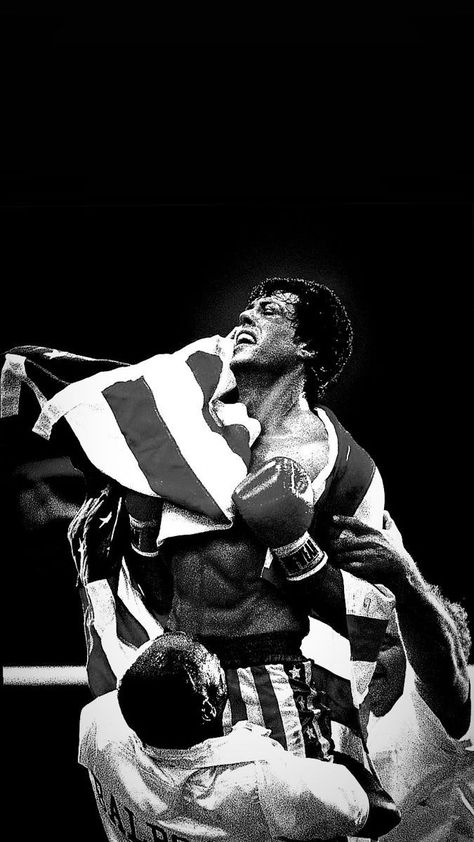 Rocky Balboa Black And White, Rocky Wallpaper Sylvester Stallone, Rambo Wallpaper, Cristiano Ronaldo Images, Rocky Balboa Poster, Rocky Poster, Creed Movie, Apollo Creed, Batman Comic Wallpaper